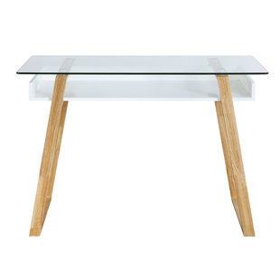 Marble Top Desk Wayfair Capel Gl Top Desk