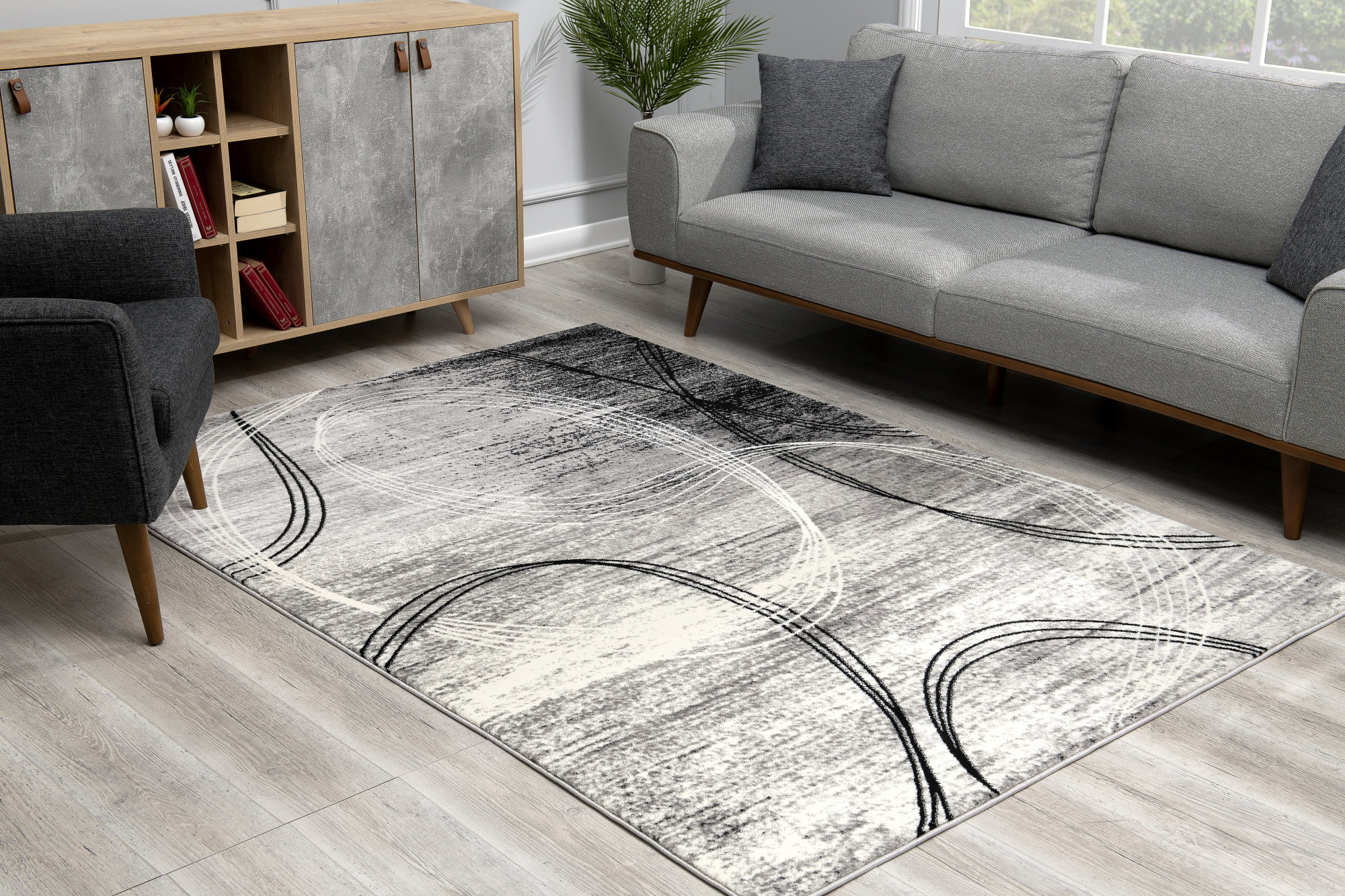 Orren Ellis Dillup Jones Gray Area Rug Reviews Wayfair Orren Ellis Dillup Jones Gray Area Rug