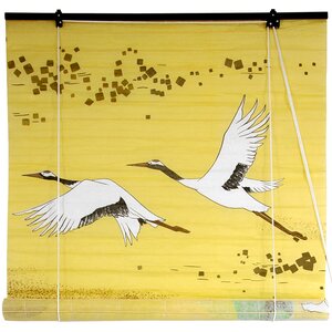 Cranes Shoji Rice Paper Roller Blind