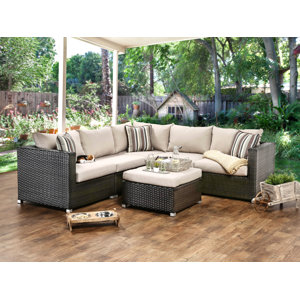 Grasse 6 Piece Sectional Seating Group with Cushions