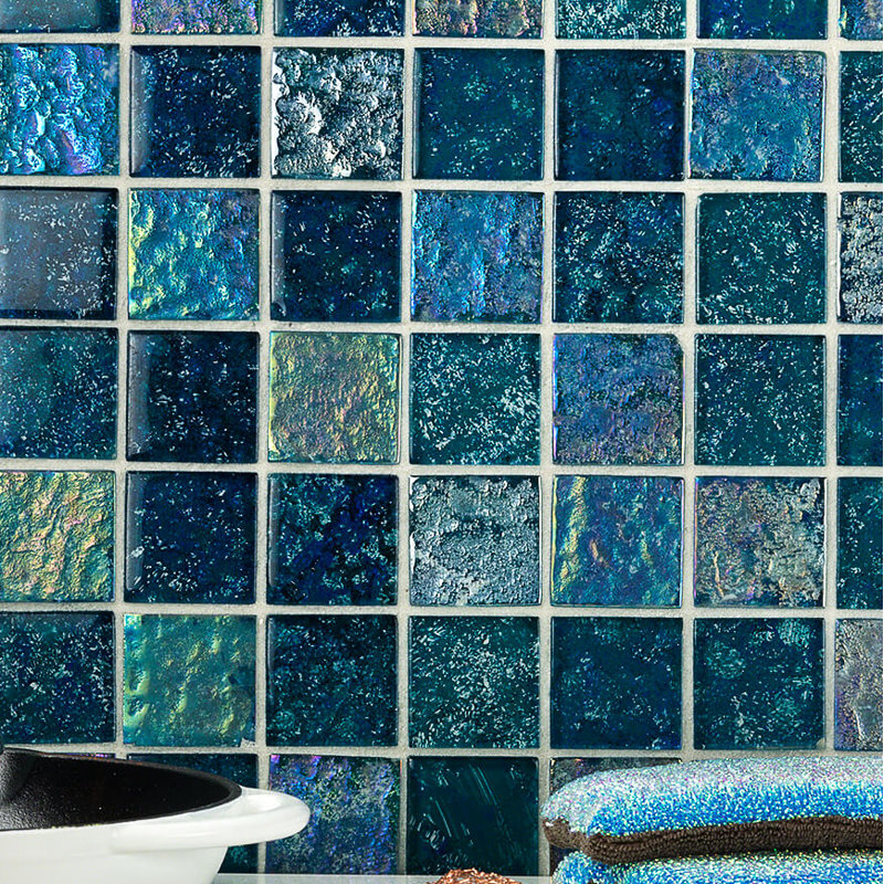 Ivy Hill Tile Marina Iridescent 2 X Gl Mosaic Ivy Hill Tile Marina Iridescent 2 X
