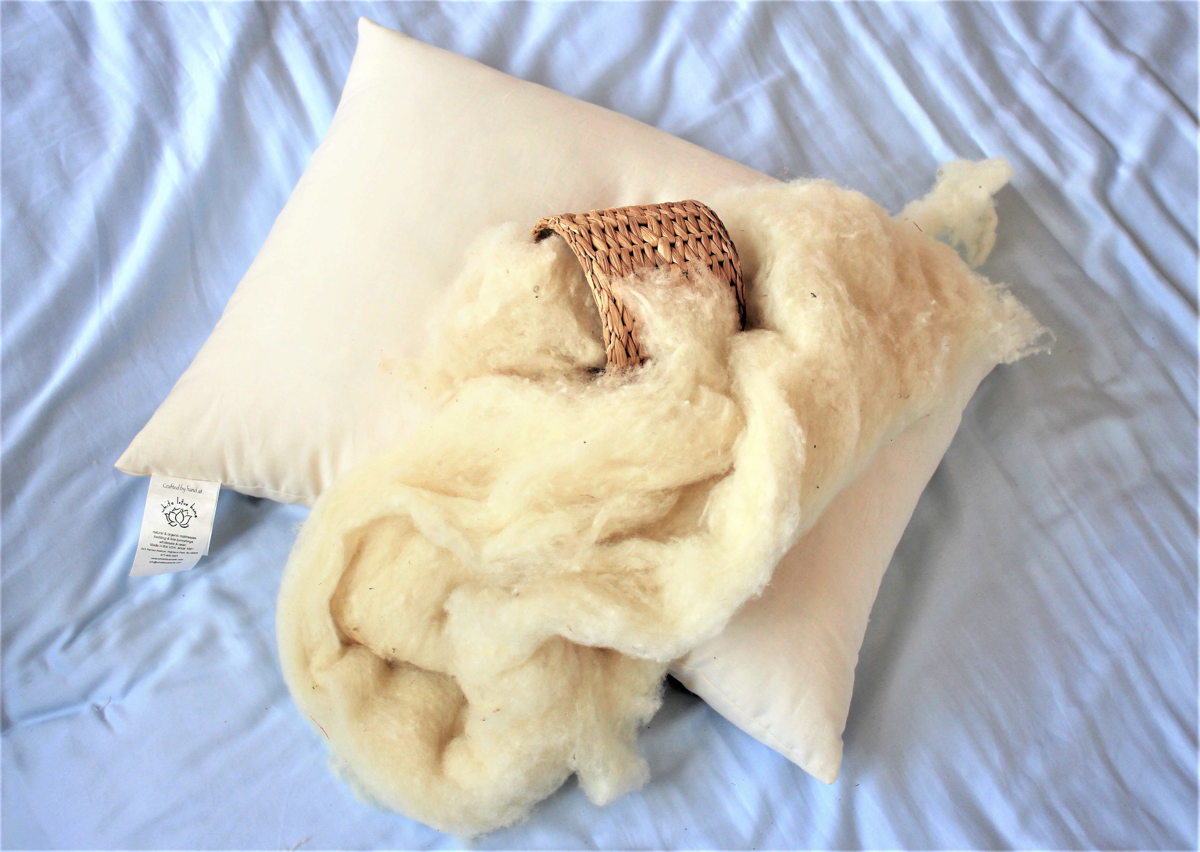 wool bed pillows