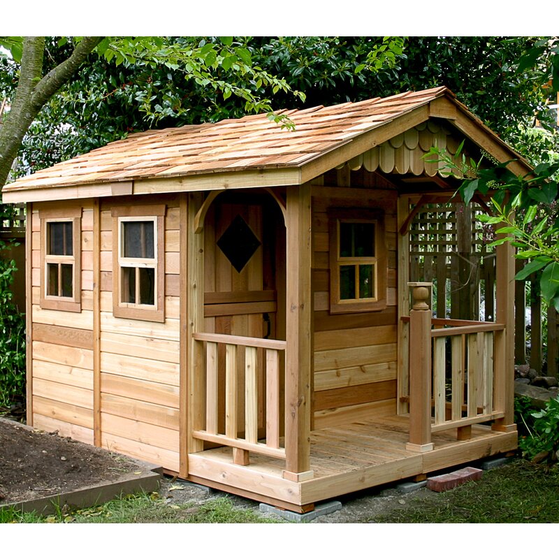 sunflower wooden playhouse