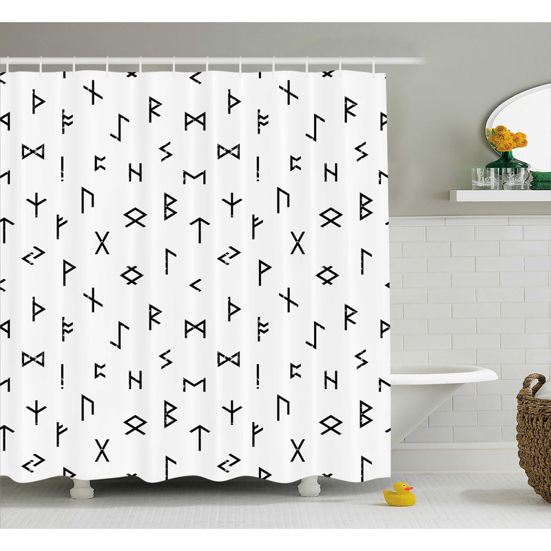 Geometric Single Shower Curtain Hooks Allmodern