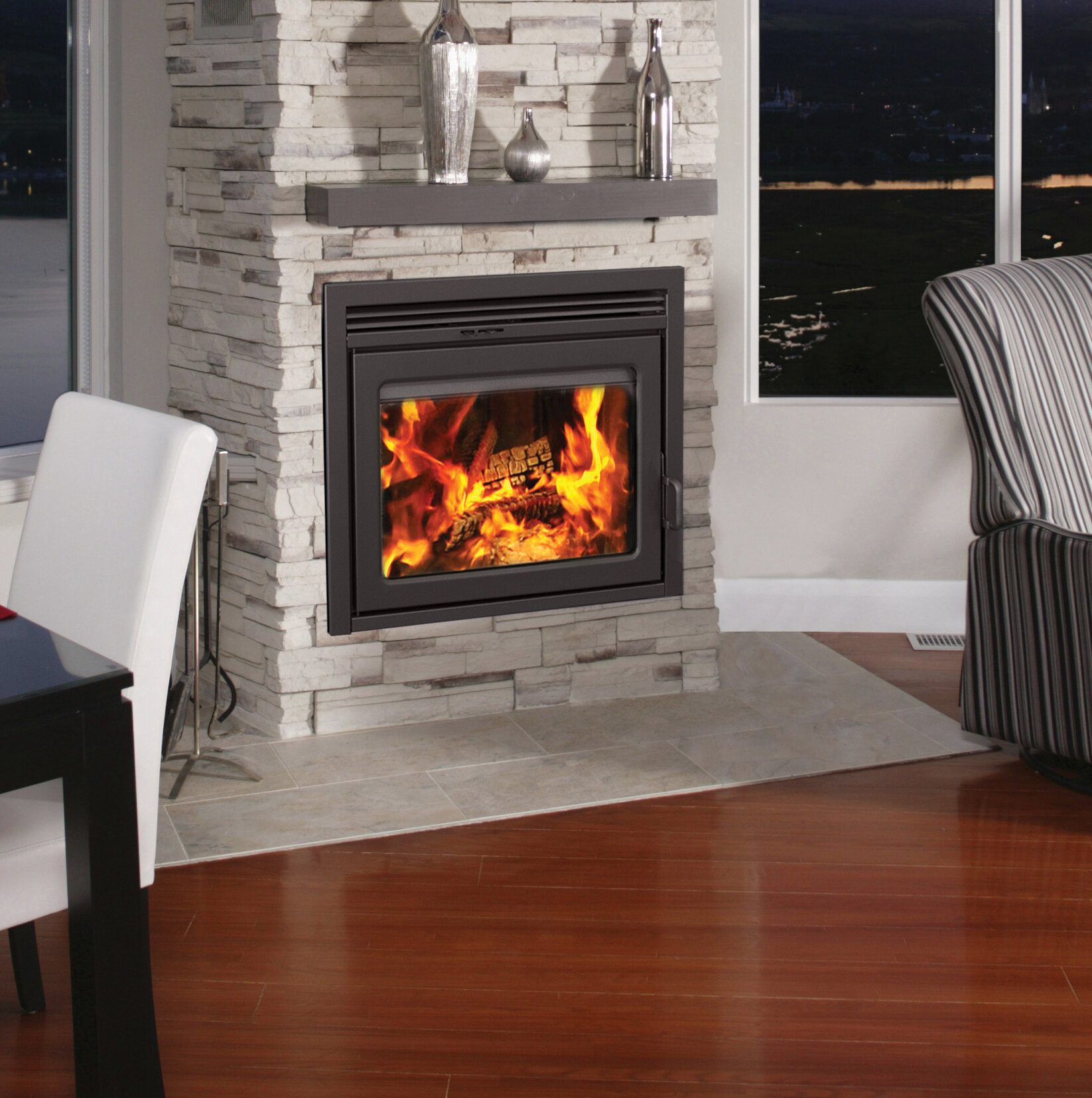 Supreme Fireplaces Inc Galaxy Fireplace Insert Wayfair