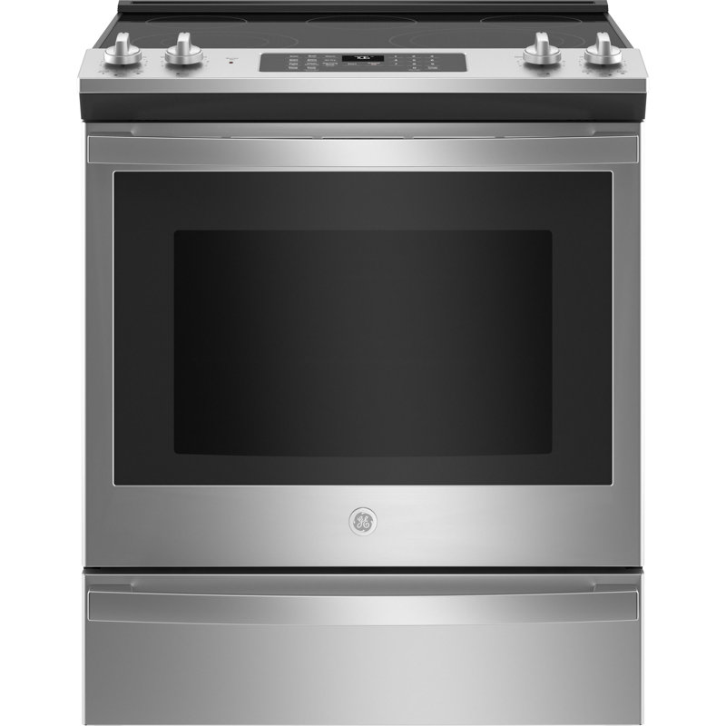 Ge Appliances 30 5 3 Cu Ft Slide In Electric Range With Convection Oven And No Preheat Air Fry Reviews Wayfair