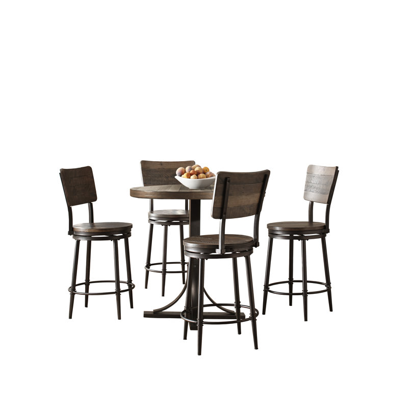 Putney 5 Piece Counter Height Breakfast Nook Dining Set ... (800 x 800 Pixel)