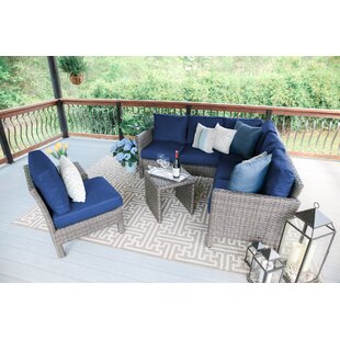 Coast 11 Piece Rattan Sectional Seating Group with review