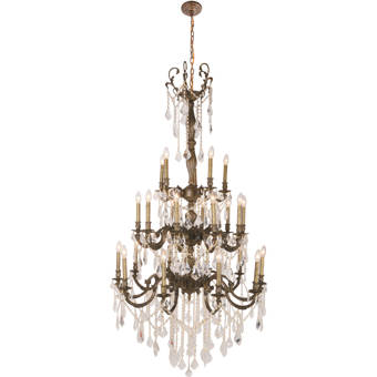 Rosdorf Park Tedder 51 Light Unique Tiered Chandelier Wayfair