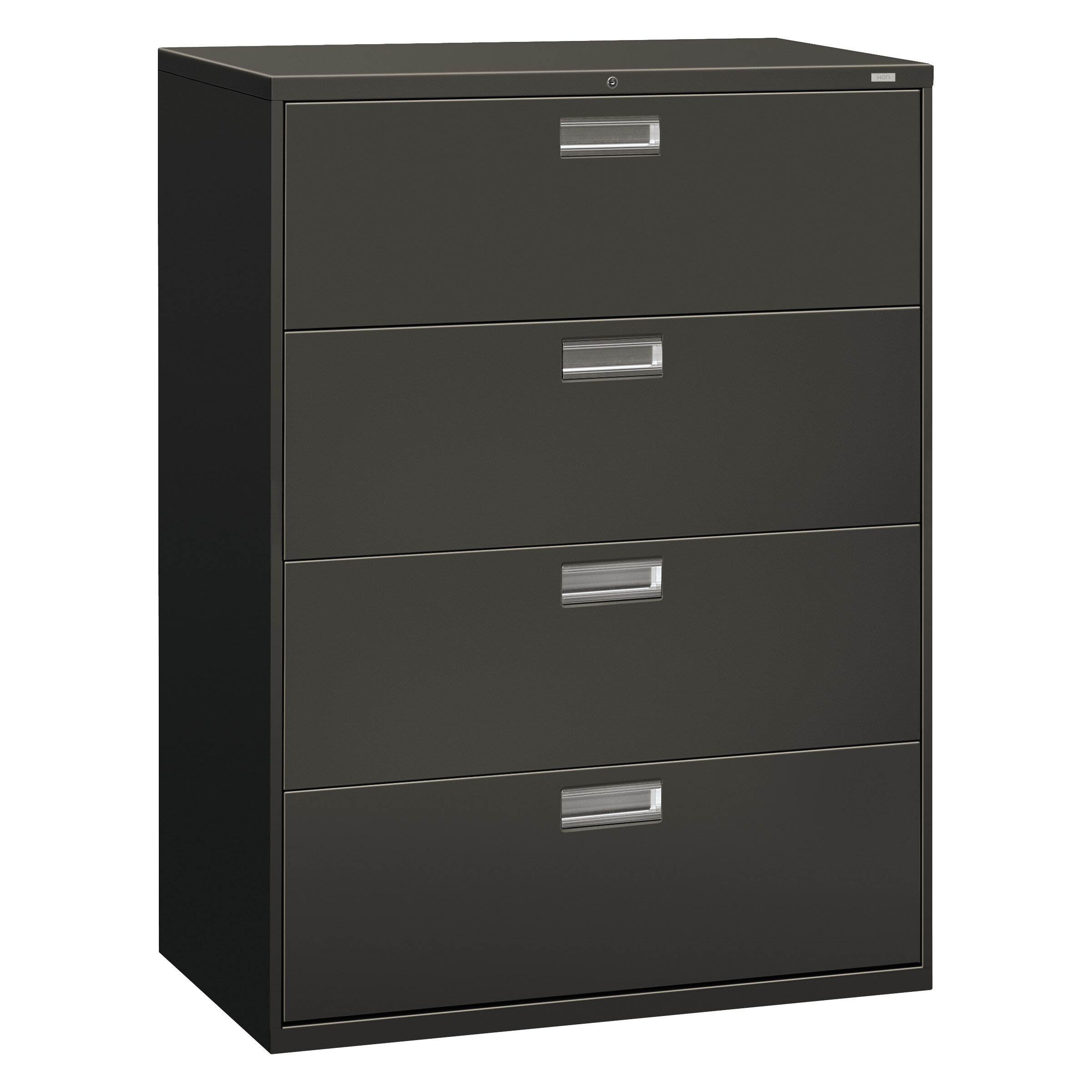 HON 600 Series 42'' Wide 4 -Drawer Steel Lateral Filing Cabinet ...