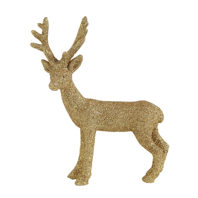 Details about   Reindeer Deer Doll Ornament Resin 8" tall 