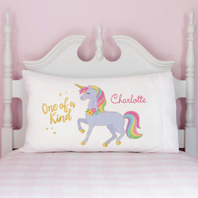 unicorn pillow personalized