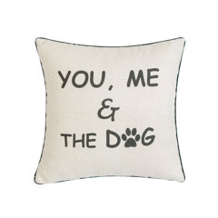 Country Style Burlap Sack Fabric Love Hug Inspirational Phrase Throw Pillow Case