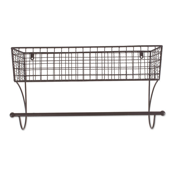 Design Imports Wire Towel Bar Framhouse Wall Mounted Towel Rack