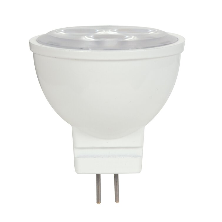 gebruik Overlappen winter Satco 3 Watt (20 Watt Equivalent), MR11 LED, Non-Dimmable Light Bulb, GU4/Bi-pin  Base | Wayfair