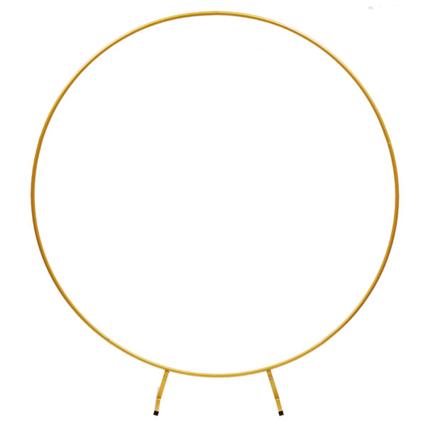 Gold circle wedding arch clearance