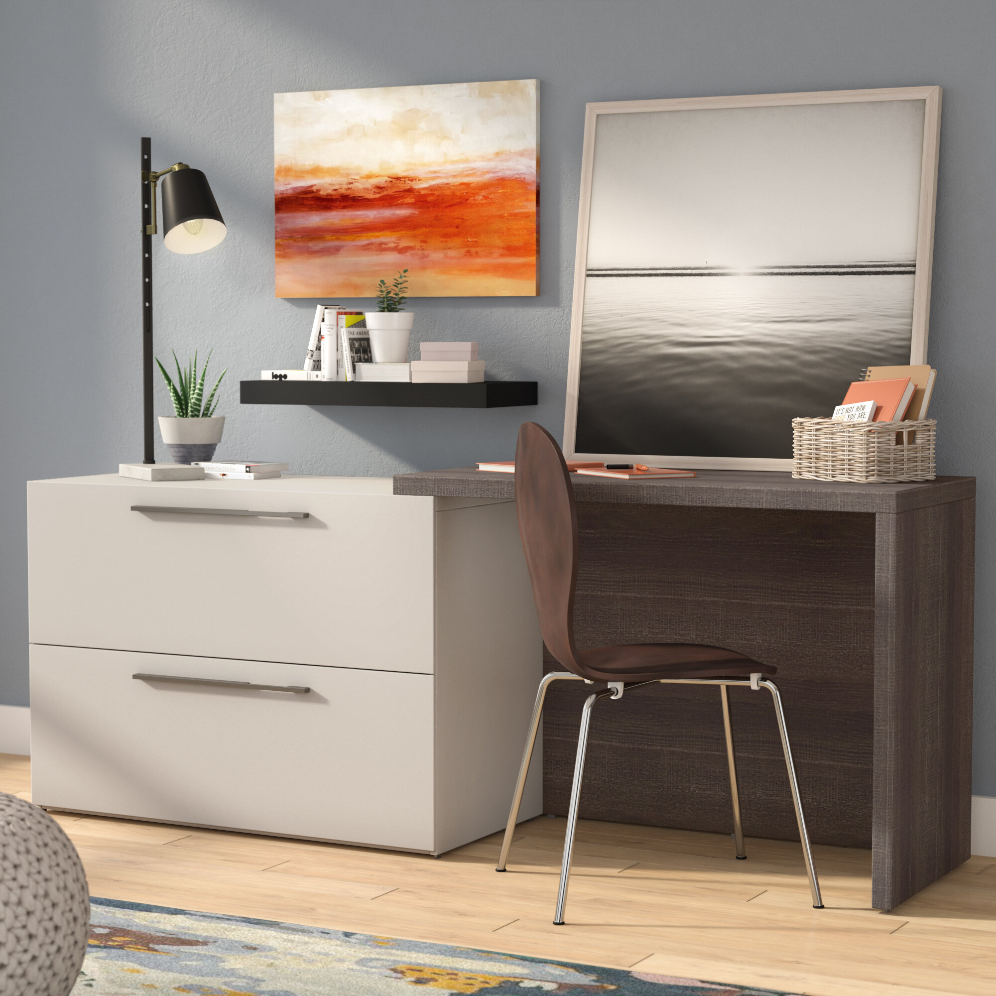 Latitude Run Frederick Sliding Desk Reviews Wayfair