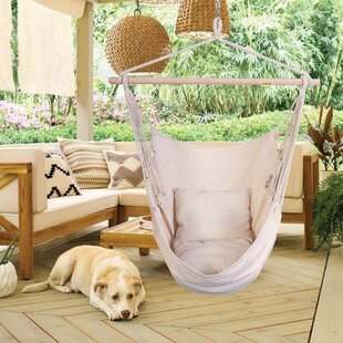 Details about   Hanging Cotton Rope Hammock Chair For Outdoor Garden Patio Swing Seat Indoor 