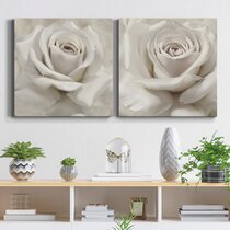 Picture Roses Canvas framed 60"x 90" 3 Parts 4201 TOP Brand Visario
