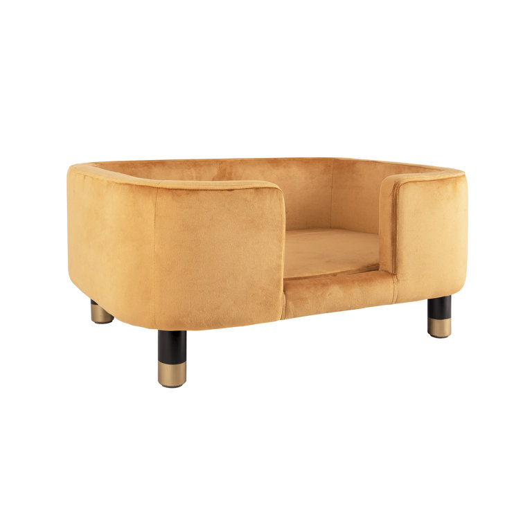 velvet dog sofa