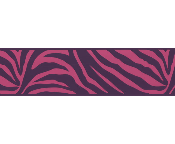 World Menagerie Lilly Anne 14 67 X 7 Zebra Print Border Wallpaper Wayfair