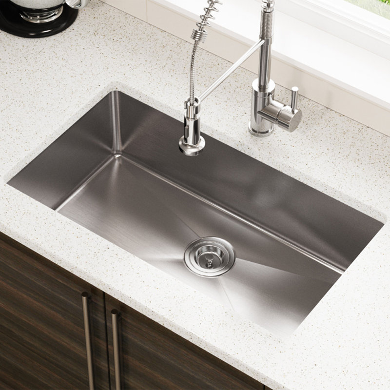 Mrdirect Stainless Steel 32 L X 18 W Undermount Kitchen Sink Reviews Wayfair