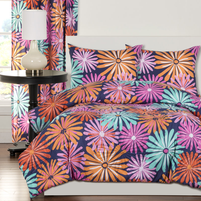 Crayola Dreaming Of Daisies Reversible Comforter Set Wayfair