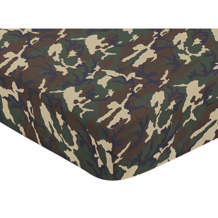 camo crib sheets