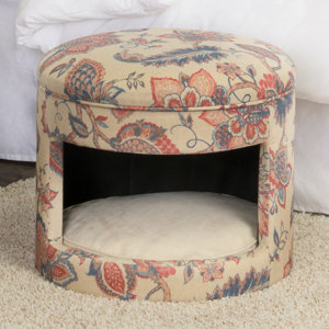 Casual Decorative Hideaway Ottoman Cat Bed