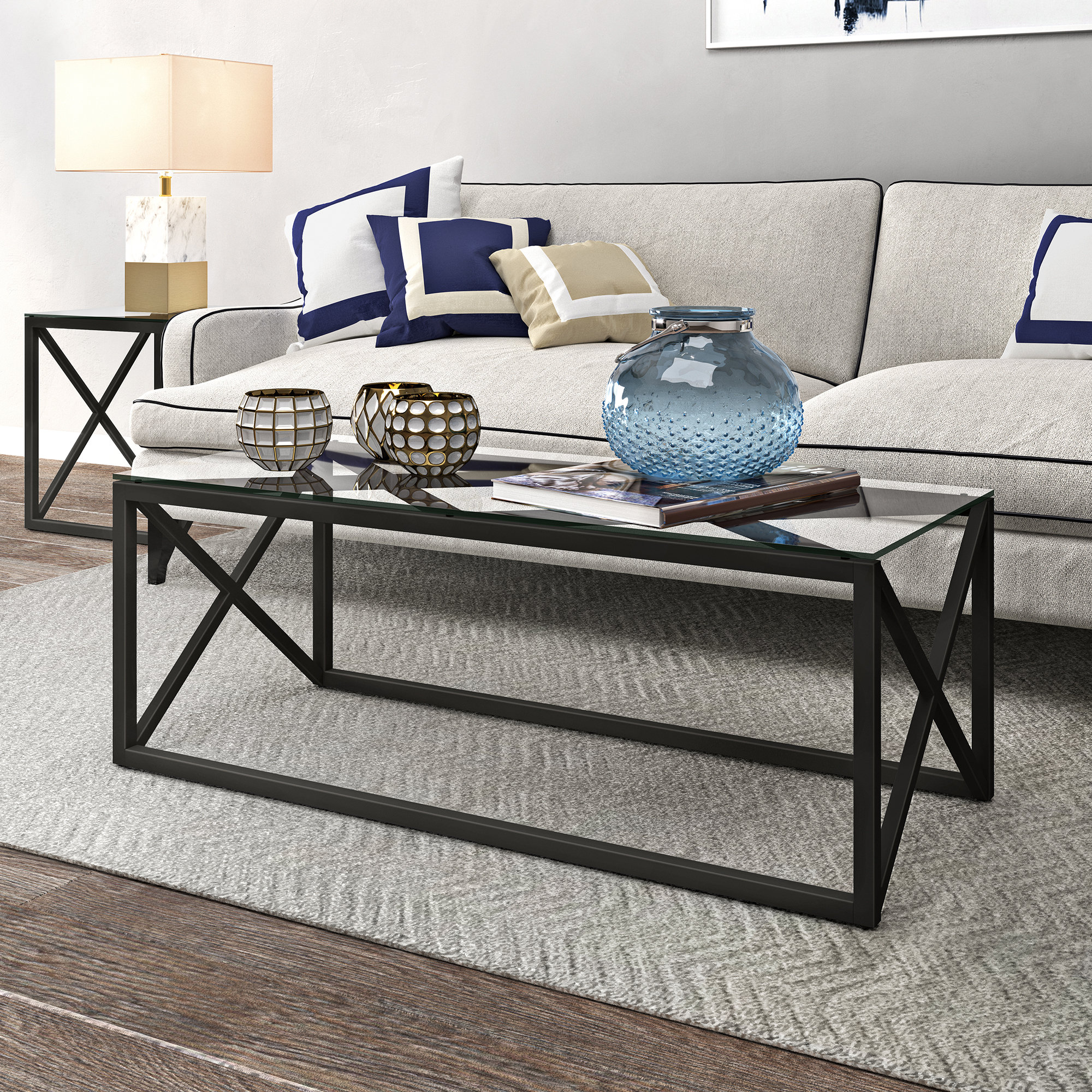 Iliomar Coffee Table With Tray Top Reviews Joss Main
