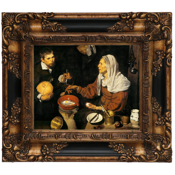 Astoria Grand An Old Woman Frying Eggs 1618 By Diego Velazquez
