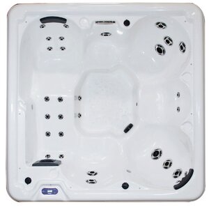 6-Person 31-Jet Spa with Dual Pump and Lounger