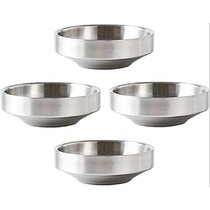 Set of 3 Sauce Pots 9cm Cuisine Elegance Glass Pinch Bowls