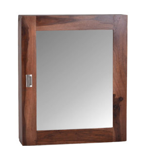65 cm x 78 cm Verspiegelter Badschrank Bhatang v..