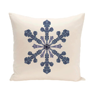 Vail Decorative Holiday Print Throw Pillow