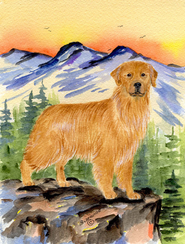 East Urban Home Golden Retriever 2 Sided Polyester 40 X 28 In House Flag Wayfair
