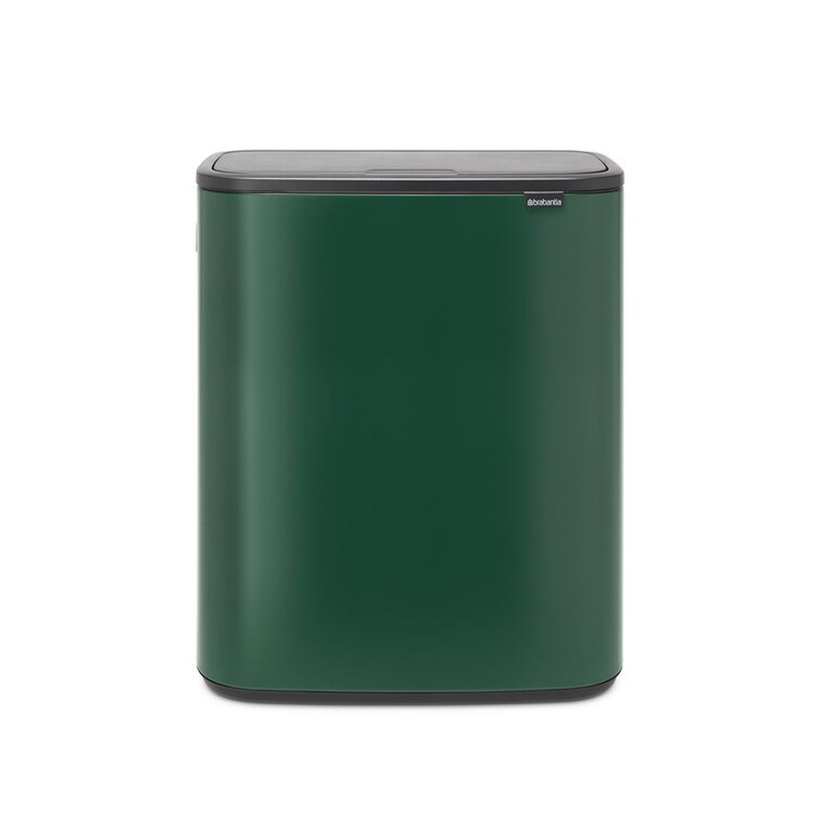 Brabantia Bo Touch Top Dual Compartment Recycling Trash 2 x 8 Gallon (16 Gallon Capacity) & Reviews | AllModern