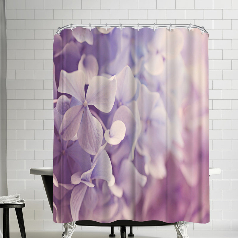 East Urban Home The Gingham Owl Dreamy Hydrangeas Shower Curtain Wayfair East Urban Home The Gingham Owl Dreamy