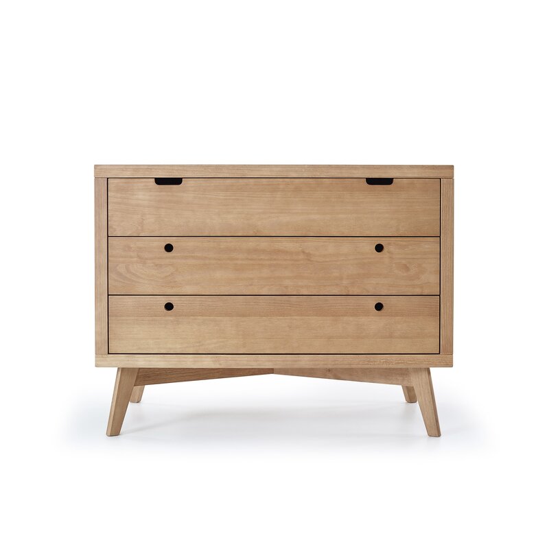 Mistana Torrey Retro 3 Drawer Dresser Reviews Wayfair