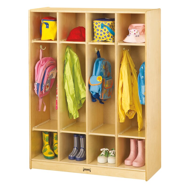 Jonti-Craft® 4 Section Preschool Cubby Locker | Wayfair