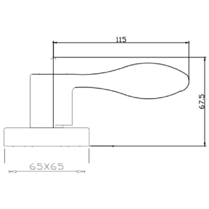 Design House Emblem Vista Satin Nickel Right Left Hand Dummy Door