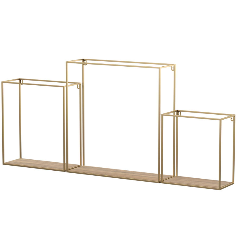 Hudspeth 3 Piece Wall Shelf Set