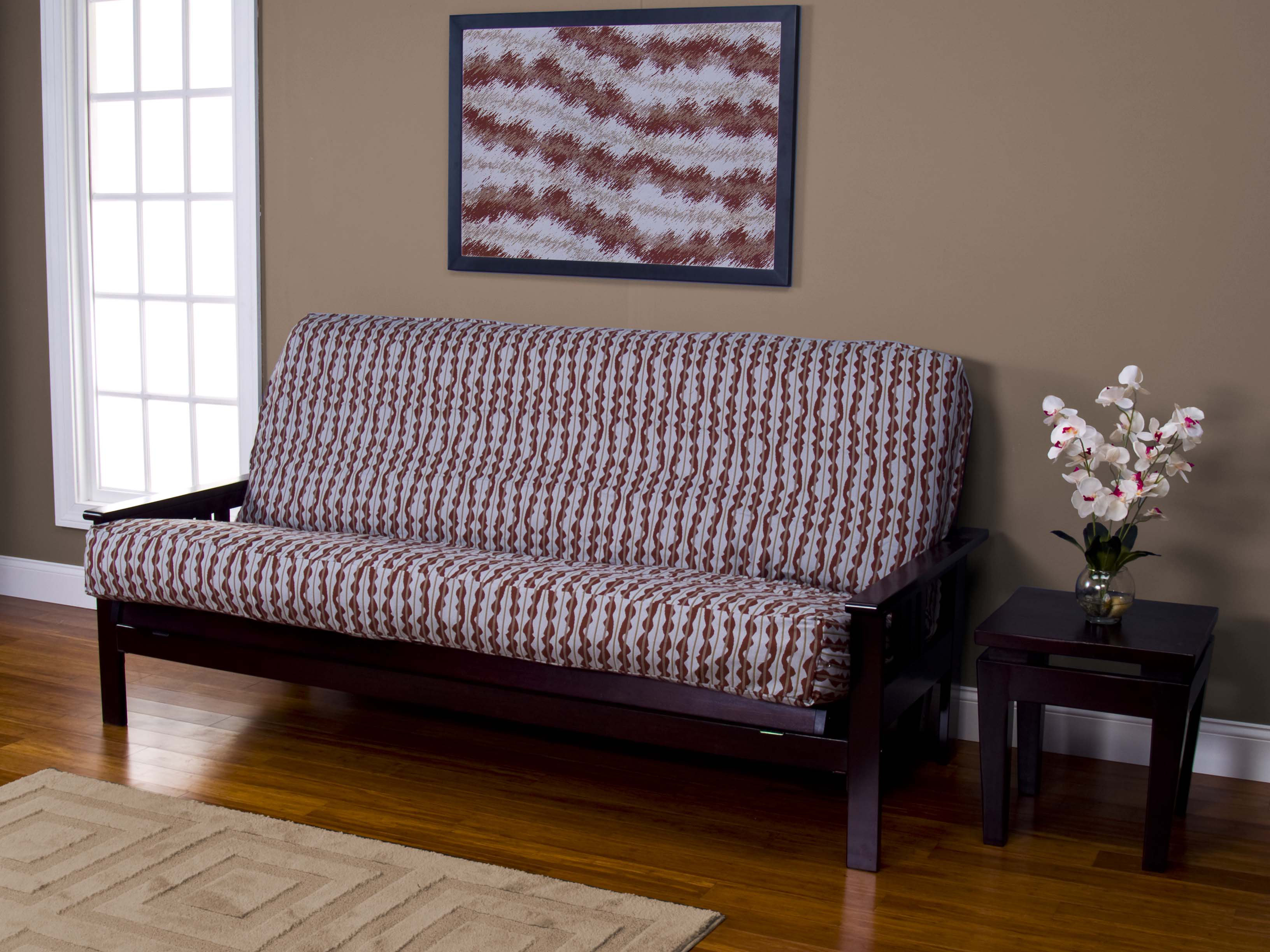 Latitude Run® Box Cushion Futon Slipcover Wayfair