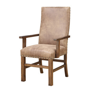 Lyons Arm Chair In Almond (Set Of 2) by Loon Peak #1