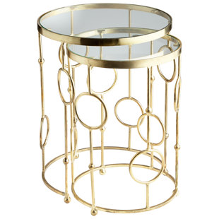 Perseus 2 Piece Nesting Tables by Cyan Design Find