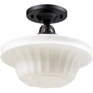 Fritsche 1-Light Semi Flush Mount