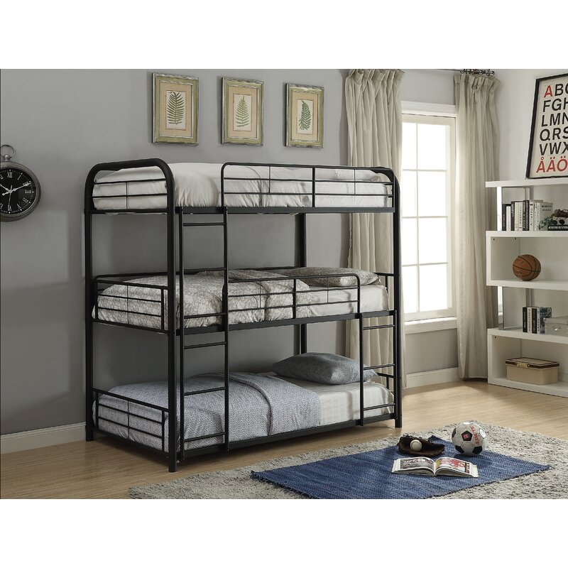 three bed bunk bed
