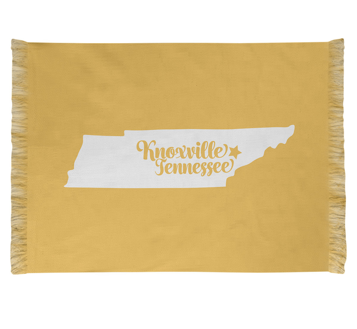 East Urban Home Knoxville Tennessee Yellow Area Rug Wayfair