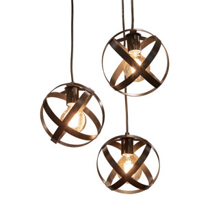 Orb Chandelier Wayfair Frome 3 Light Globe Chandelier