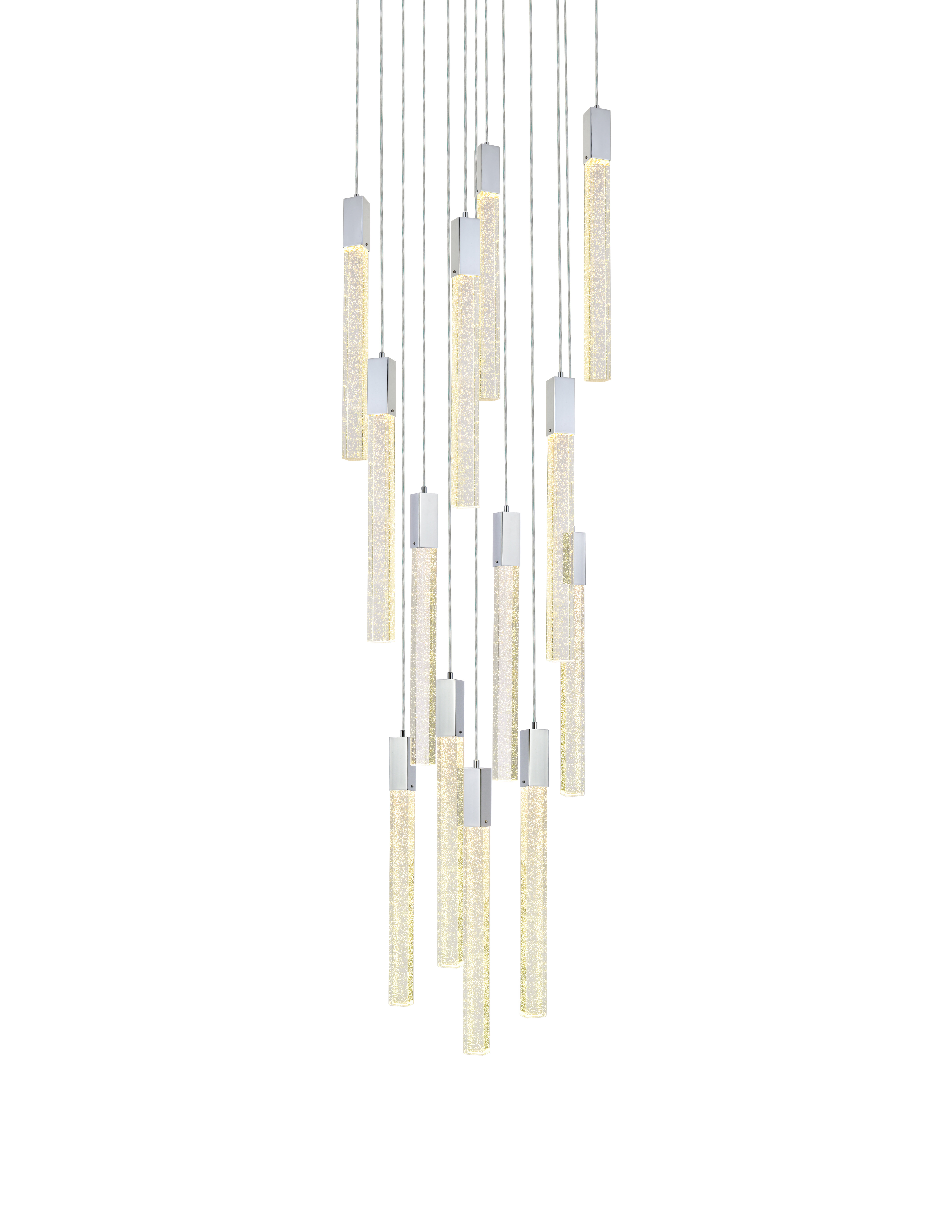 Wade Logan® Aliha 13 - Light Cluster Rectangle Pendant | Wayfair